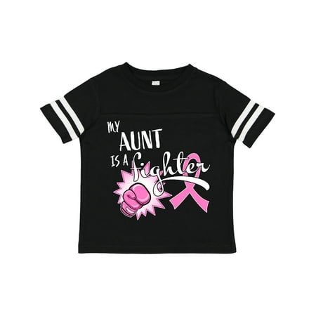 

Inktastic My Aunt is a Fighter- Breast Cancer Awareness Gift Toddler Boy or Toddler Girl T-Shirt