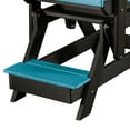 thumbnail image 3 of OS Home and Office Furniture Resin Fan Back Balcony Glider in Aruba Blue/Black, 3 of 5