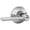 Chrome, variant on Schlage F51-Lat Latitude Single Cylinder Keyed Entry Door Lever Set - Chrome