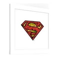 thumbnail image 2 of Gallery Pops DC Comics Superman - S-Shield Comic Mosaic Logo Wall Art, White Framed Version, 12" x 12", 2 of 5