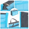 thumbnail image 4 of 1-Pack Women’s Purse Organizer Insert with Zipper Handles, Multi-Pocket Handbag Tote Liner, Travel Bag-in-Bag Storage Insert TIKA, 4 of 7