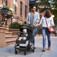 thumbnail image 3 of Babyjoy Lightweight Baby Stroller Foldable Travel Stroller for Airplane Black, 3 of 10