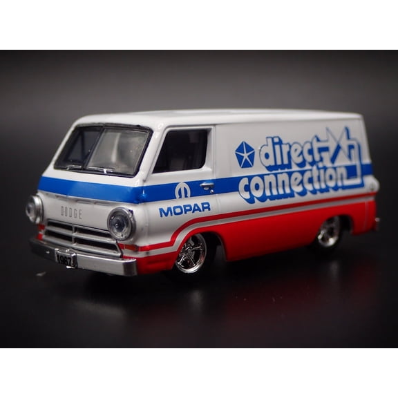 Open Box 1967 67 DODGE A100 PANEL VAN MOPAR 1/64 SCALE DIORAMA DIECAST MODEL CAR