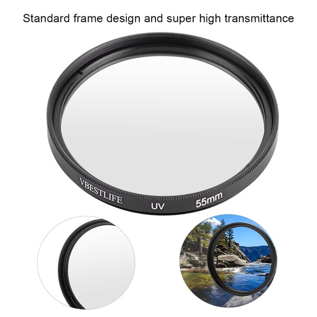 Lente de Cámara ANGGREK Universal Ultra Slim UV Filter Filtros de Protección para Cámaras DSLR 58mm