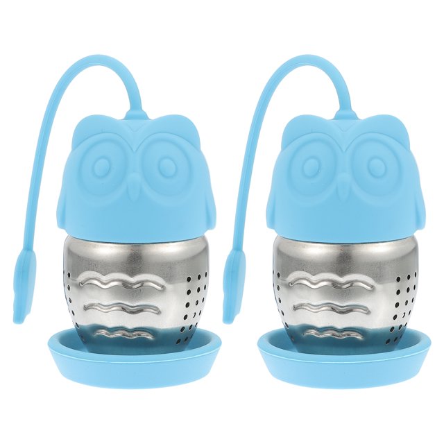 2 coladores de té de silicona, bolsitas de té, infusores de té de hojas sueltas, filtros y difusores.