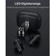 thumbnail image 2 of Commuters Headphones: Wireless InEar Headphones with Charging Case, Noise Cancelling, Black (with Microphone, Bluetooth, for Home Office), 2 of 5