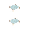 thumbnail image 3 of Billuyoard Cama para mascotas elevada resistente y duradera - Madera de pino para mascotas pequeñas Cama para mascotas desmontable y lavable Type7 NO7, 3 of 6