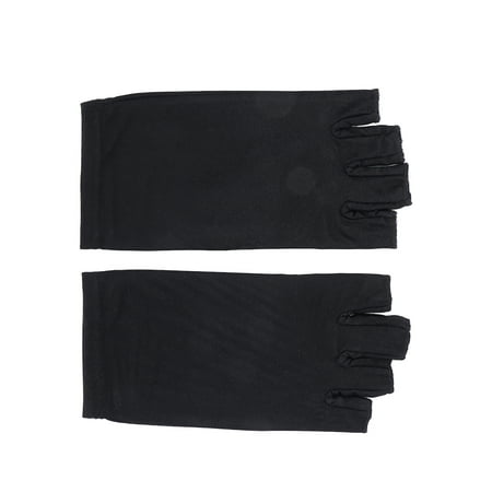 

Gloves Hand Protection Fluorescent Black Anti Black UV Nail Gloves For Nail Tools