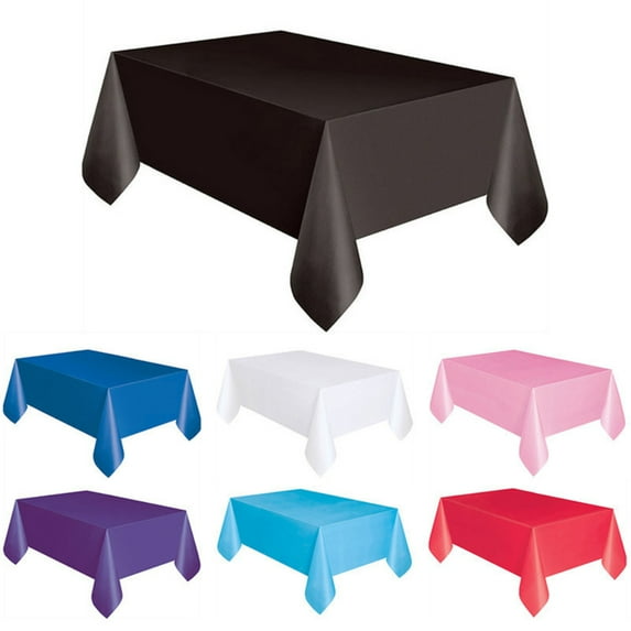 Hariumiu Kitchen Solid Color Rectangle Dining Table Cover Cloth 53.9x72" - Perfect for Birthday Parties, Stylish Design, Easy to Clean, High Quality Material