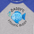 thumbnail image 4 of Inktastic Daddy's Fishing Buddy with Cute Blue Fish Boys or Girls Baby Bodysuit, 4 of 5
