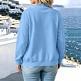 thumbnail image 3 of WRFWUL Womens Zip Up Jacket Open Front Casual Long Sleeve Sweatshirts Fall Lightweight Windbreaker with Pockets, 3 of 6