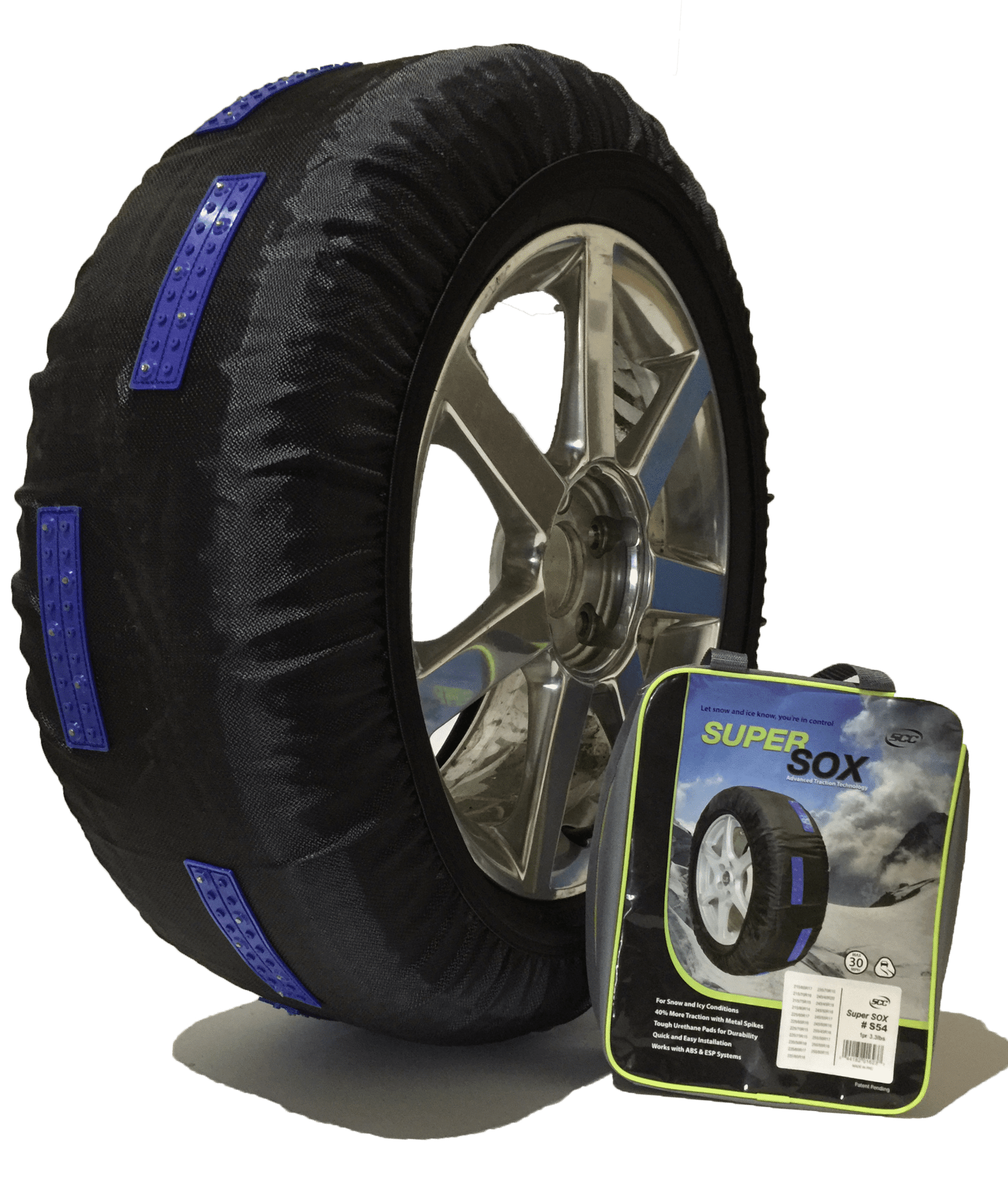 Peerless S240 Supersox with JarQuard Fabric Heavy Duty Commercial Truck Tire Socks for Winter Traction 