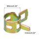 thumbnail image 2 of Uxcell ID 15mm 5/8 pulgadas Clips de manguera de combustible, abrazaderas de tubo, abrazadera de resorte, abrazadera de aire de baja presión, paquete de 20 (oro rosa), 11/32 Pulgadas 20, 2 of 7