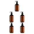thumbnail image 3 of Yuarrent Dispensador de jabón espumoso, botellas de bomba de recarga, tipo de empuje, botella de champú recargable, desinfectante, lociones de cocina, No. 4 5piezas Yuarrent CBP236849, 3 of 6