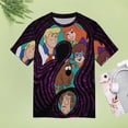 thumbnail image 5 of Scooby Doo Womens T-shirts Crewneck Shirts Blouse Short Sleeve Tee Shirts Girls Tops S, 5 of 8