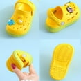 thumbnail image 4 of 2023-summer Sandals Kids Mules Flat Heels Solid Cartoon Slippers Children's Garden ShoesBlue21, 4 of 5