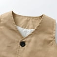 thumbnail image 5 of XAOWF Child Toddlers Boys Gentleman 3 Pieces Set Short Sleeve Shirt Solid Color Vest Coat Shorts Formal Fashion Outfits 6 Months-7 Years Trendy Relaxed Fit Outfit, 5 of 7
