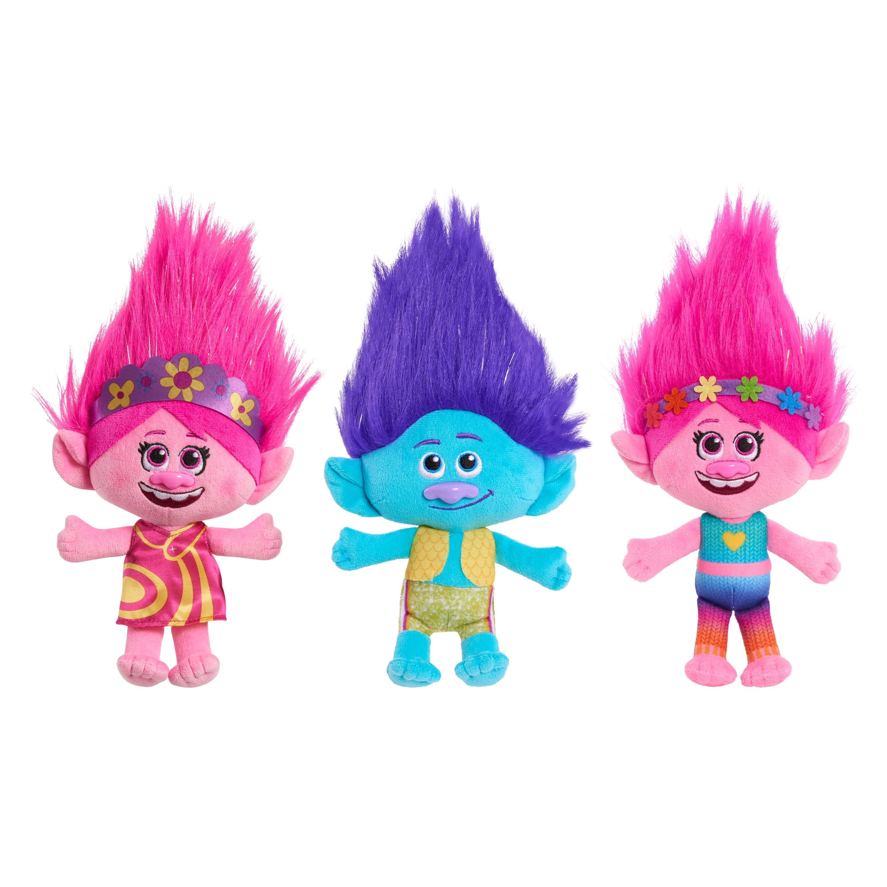 Dreamworks Troll Branch Plush 6" With Mini 16 Page Book Huggable Toy for sale online 