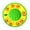 Green, variant on Slow Food Bowls Interactive Cat Puzzle Feeder for Weight Management Slow Feeder Cat Bowl with Toy and Obstacle for Enrichment 25 cm