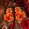 thumbnail image 2 of KOYPTL Chinese New Year Decorations 2026 Medium Size Lunar New Year Zodiac Horse Door Stickers Couplet for Home Restaurant Store Party Spring Festival Window Cling Decal for Wall Closet, 2 of 6