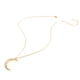 thumbnail image 5 of Collar de cadena Ajustable Qarigey con colgante de Luna Oro, 5 of 5