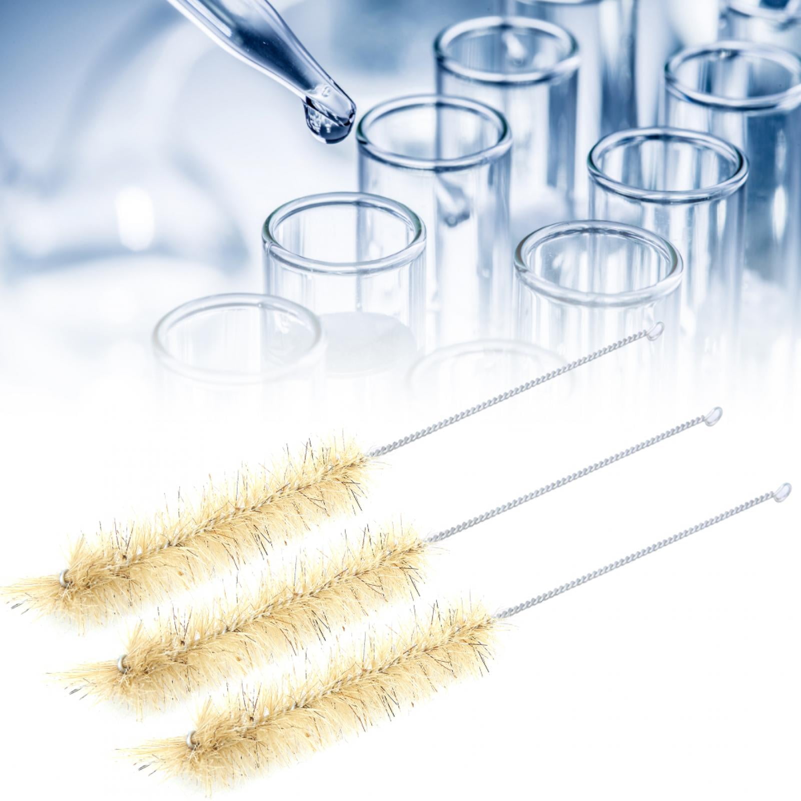 Cepillo de cerdas, 10 piezas, cepillo de limpieza para tubos de ensayo ...