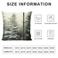 thumbnail image 5 of COMIO Watercolor Pine Trees Winter Lumbar Pillow Covers Snow Green Forest Christmas Tree Pillow Cases Xmas Holiday Pillowcase Cushion Case Rustic Home Decor For Couch Porch Outdoor, 5 of 5