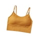 thumbnail image 1 of Qarigey Sujetador deportivo Push Up para mujer, Tops cortos de entrenamiento físico con correa ajustable Ropa interior amarillo, 1 of 6