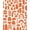 Orange, Pattern 1, variant on ODIKA 4'x6' White Orange Mid-Century Geometric Design Washable Area Rug Abstract Shapes with Retro Modern Appeal for Dorm Room, Small Living Stain Resistant Low Profile, Easy Care