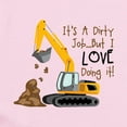 thumbnail image 2 of CafePress - Its Adirty Job... But I Love Doing It! Body Suit - Long Sleeve Cotton Baby Bodysuit, 2 of 4