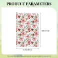 thumbnail image 4 of Pofeuu Lilies Flowers Print Premium Golf Towel with Carabiner Clip Absorbent Microfiber Waffle Pattern Golf Towel for Golf Bag Trolly Belt Loop, 4 of 8