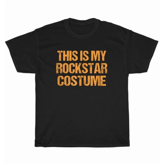 This Is My Rockstar Costume Halloween Pumpkin Music Fan Funny Unisex T-Shirt, up to size 5XL