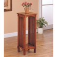 thumbnail image 1 of Bowery Hill Carré Plante Stand en Brun Chaud, 1 of 1