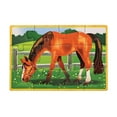 thumbnail image 5 of Melissa & Doug Farm 4-in-1 Wooden Jigsaw Puzzles in a Storage Box (48 pcs total), 5 of 10