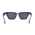 thumbnail image 2 of Womens Mod Flat Top Cat Eye Retro Fashion Sunglasses Slate Black, 2 of 4