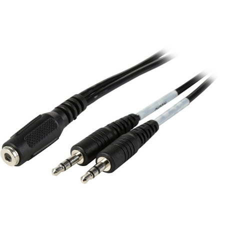 UPC: 0037332184030 | Tripp Lite P318-06N-FMM 6 Audio Headset Splitter Adapter 4 Position 2x 3 Position 3.5mm Female to Male