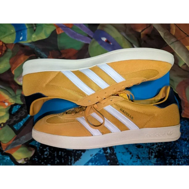 Ad-id-as Gazelle Indoor Casual Shoes Preloved Yellow IE0540 Mens SIze 11 NIB