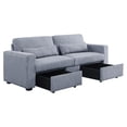 thumbnail image 5 of ACME Rogyne Storage Sofa in Gray, 5 of 9