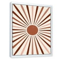 thumbnail image 3 of Designart 'Radiant Geometric Sun' Modern Framed Canvas Wall Art Print, 3 of 5