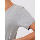 thumbnail image 5 of INSPIRAR CHIC Camisones de Mujer Modal Ropa de Dormir de Manga Corta Camiseta de Cuello Redondo Camisón Corto XS Gris, 5 of 6