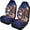 Mosaic Style American Flag, variant on XYZCANDO Set of 2 Auto Seat Covers Set for Interior Car Seat Covers Protector Decorative, SUV Van Sedan Car Front Seat Covers, Cowhide Pattern