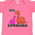 thumbnail image 4 of Inktastic Little Sistersaurus Girls Baby Bodysuit, 4 of 5