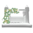 thumbnail image 3 of Relunch Inflatable White Bounce House PVC Christmas Decoration Jumping Castle with Air Blower, Indoor Outdoor Bouncy Castle for Wedding Kids Birthday Party, 3 of 10