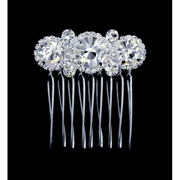 #16857 - Triple Rosette Hair Comb