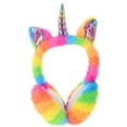 thumbnail image 1 of 1pc Lovely Unicorn Design Earmuff Winter Warm Ear Cover Foldable Plush Earmuff, 1 of 8