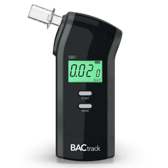 BACtrack S80 Alcootest Précision de Qualité Professionnelle DOT & NHTSA Approuvé FDA 510 (k) Effacé Testeur d'Alcoolémie Portable pour un Usage Personnel et Professionnel