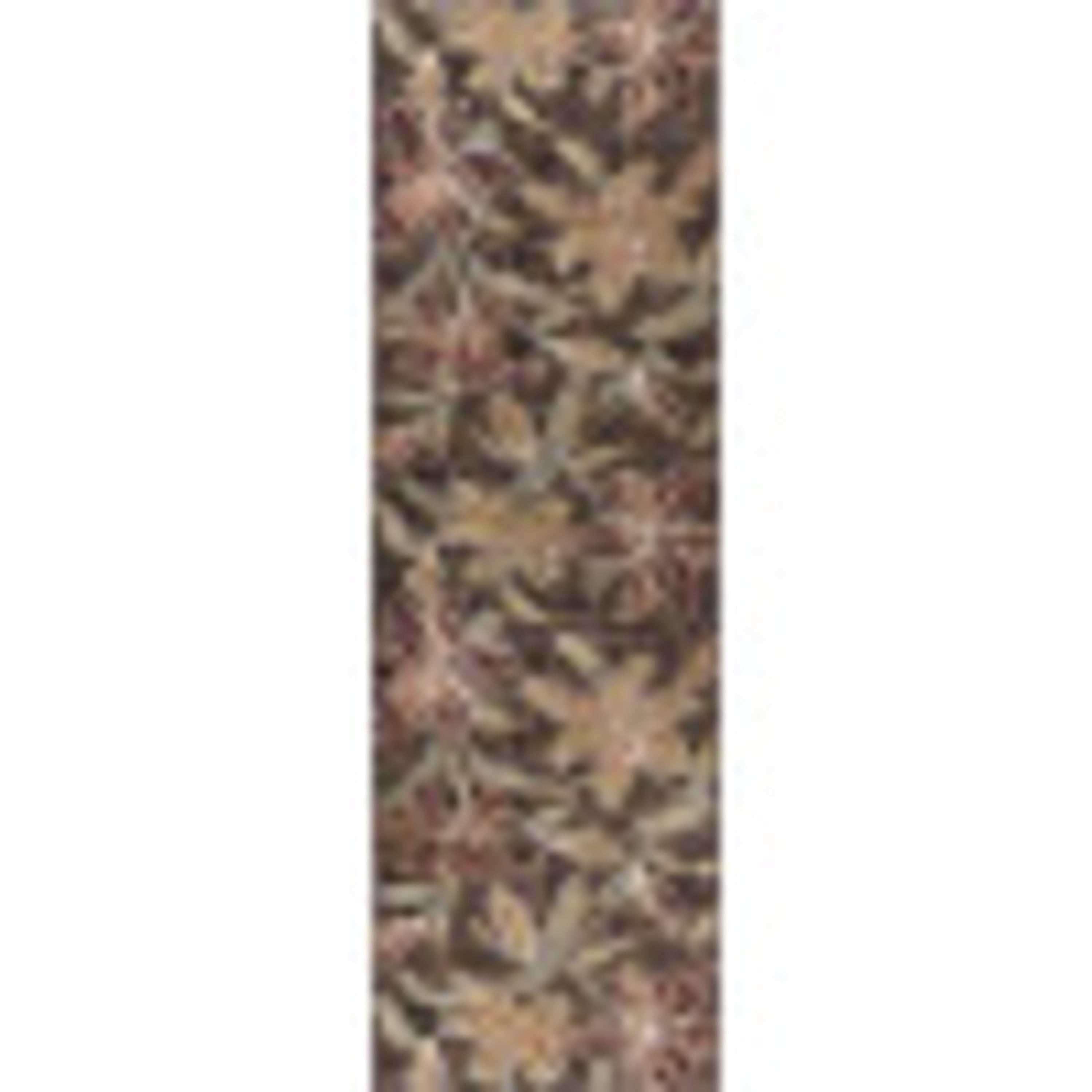 Transitional 2x10 Area Rug (2'3'' x 10') Floral Brown, Red Indoor Runner Easy to Clean
