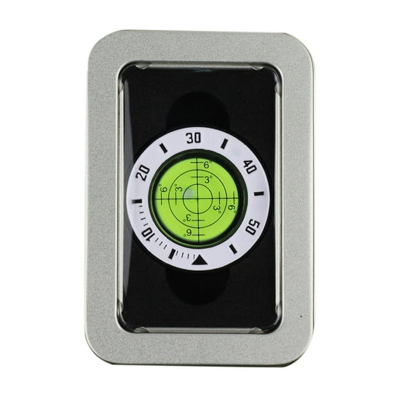 Mosey Golf Green Reader with Iron Box Magnetic Ball Marker High Precision Level Aid Bubble Tool Golf Putting Training Accessories