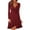 Wine, variant on Sentmoon Elegant A Line Dresses for Women 2024 Long Sleeve V Neck Fall Dresses for Women 2024 Casual Fashion Solid Color Short Dresses,OverSized Trendy Women Clothing Black XL Sales Today D