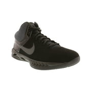 Nike Mens Air Visi Pro Vi Nbk Black/Anthracite Ankle-High Nubuck Basketball Shoe - 10M